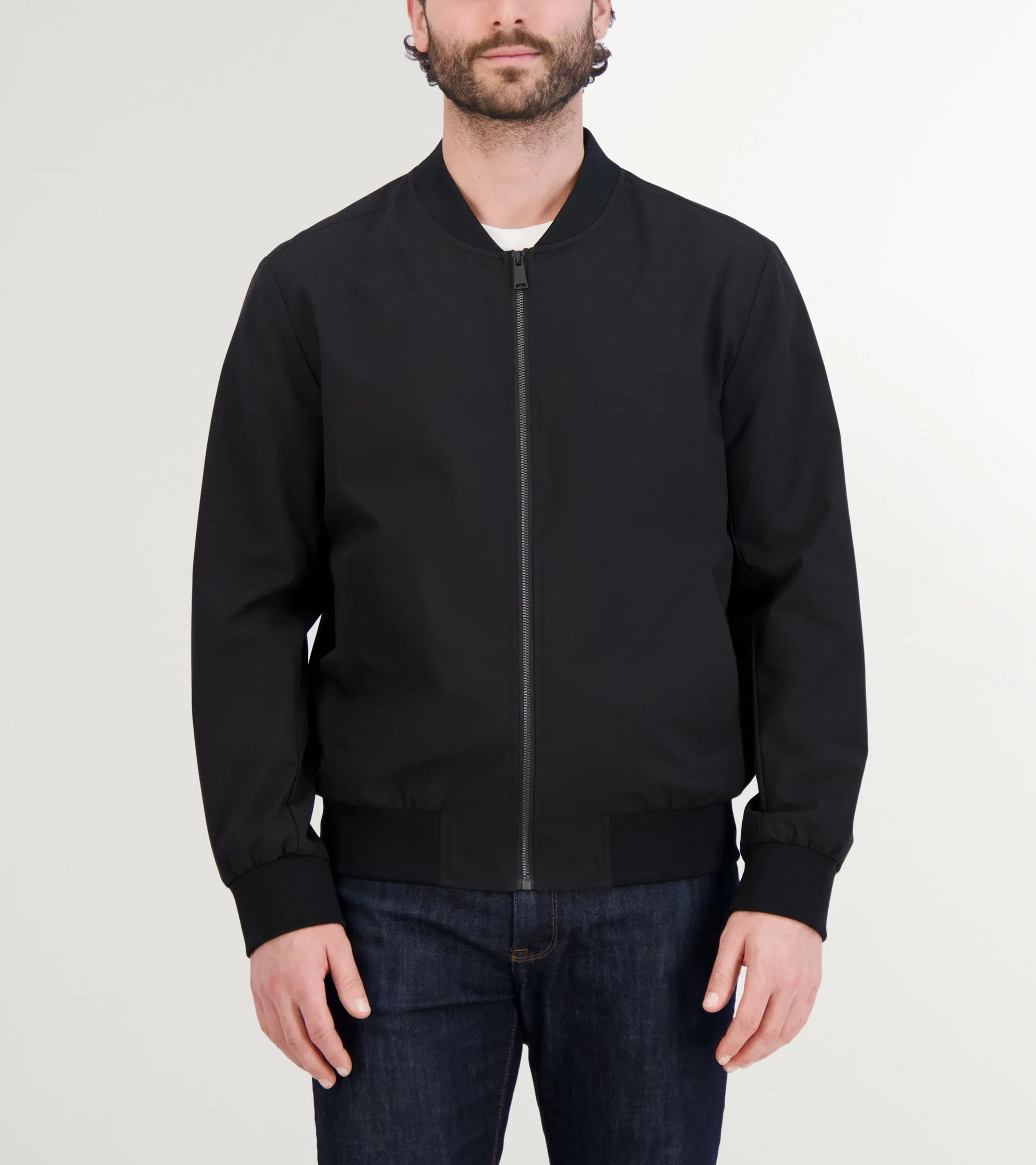 Men's Nylon Bomber Jacket