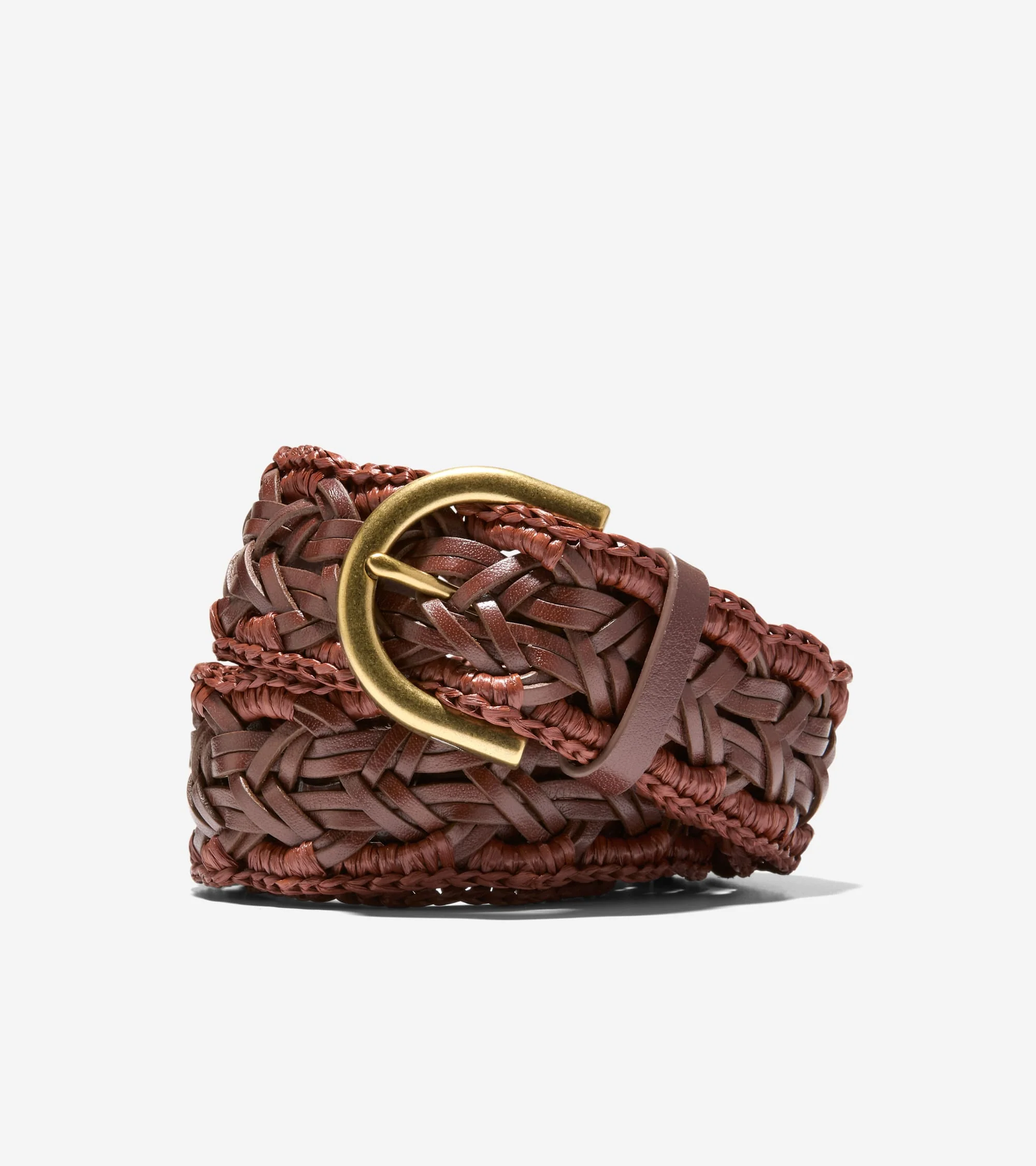 Women's 40MM Raffia Edge Braid Belt